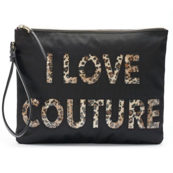 NWT Juicy Couture I LOVE COUTURE Large Wristlet Clutch - Picture 7 of 10